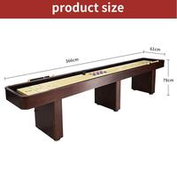 Table de shuffleboard de compétition professionnelle de 12 pieds |   Bois de bouleau massif avec finition peinte