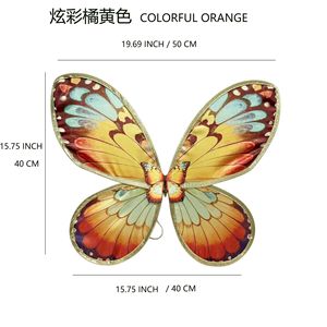 Per il Giorno dei Bambini è stata organizzata una performance sul palco con ali di farfalla con stampe colorate, costumi da festival e accessori. - Product Image 6