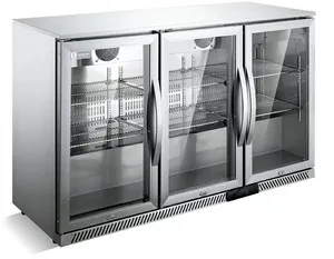 Mini réfrigérateur à bière avec thermostat intelligent à température unique 303L, refroidissement par air, avec dégivrage automatique pour boissons gazeuses froides et utilisation en <span class=keywords><strong>bar</strong></span> - Product Image 2