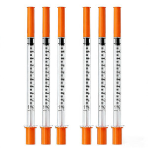 Jeringas <span class=keywords><strong>de</strong></span> <span class=keywords><strong>Insulina</strong></span> <span class=keywords><strong>de</strong></span> 1 ml, Calibre 29, 31G, <span class=keywords><strong>100</strong></span> <span class=keywords><strong>Unidades</strong></span>, 6 mm, Uso Veterinario, 1 ml U100, 30G x 8 mm (Caja <span class=keywords><strong>de</strong></span> <span class=keywords><strong>100</strong></span>) - Product Image 6