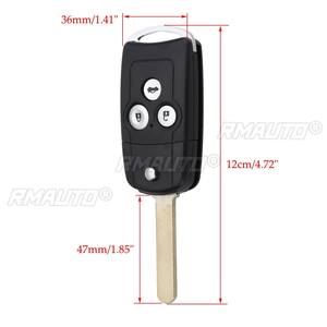 Carcasa de Llave Remota Plegable de 3 Botones para Coche, Actualización para Honda Civic, Accord, Jazz, CRV - Product Image 6
