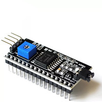 Placa de Interfaz Serial IIC I2C, Puerto LCD 2004 1602, Módulo Adaptador PCF8574