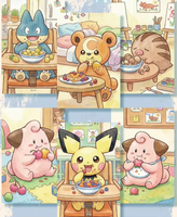 Porte-cartes portable YS avec impression colorée, étui de rangement pour cartes, étui à cartes en papier artistique de dessin animé, cadeau pour enfants, cadeau pour les rassemblements