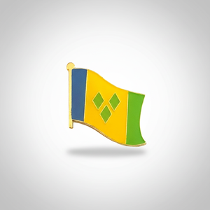 GREPAS GIFTS Épinglette drapeau de Saint-<span class=keywords><strong>Vincent</strong></span> de 1 pouce, épinglette patriotique mondiale pour chapeau - Product Image 2