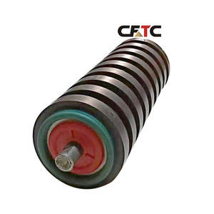 Roller Penyangga Konveyor Sabuk Berlapis Karet Standar / Khusus - Product Image 1