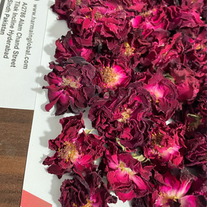 100% roses rouges séchées biologiques naturelles bourgeons de fleurs à base de plantes de haute qualité fleurs séchées comestibles durée de conservation de 1 an fabriquées au Pakistan - Product Image 2