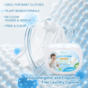Cápsulas de Detergente para Ropa Greenlem, Hipoalergénicas, para Piel Sensible, con Fragancia Suave, Limpieza Profunda y Sin Irritación - Product Image 4