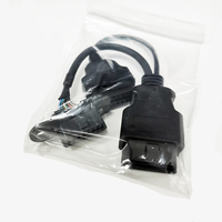 Extension de séparateur OBD2 OBD II Durable Y J1962 câble mâle à double prise femelle de remplacement pour le Diagnostic de voiture Volvo Land Rover