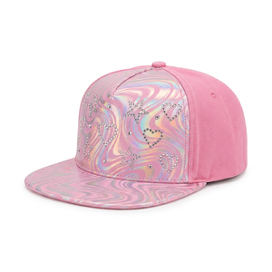 Cappellino da Baseball in Tela Pesante Lavata Stile Cyber Y2K McBling Bling Nostalgia Core con Stampa Olografica di Lettere Interamente in Strass - Product Image 6