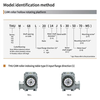 Plateforme rotative creuse de haute précision avec réducteur de vitesse, table tournante robuste pour servomoteur et moteur pas à pas