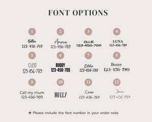 Collier en cuir et nylon personnalisé beige avec fleurs, velours épais, rivets, pour chien, mariage, animal de compagnie, chiot, pour petits chiens, gravé avec un nom - Product Image 6