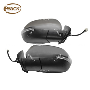 Rétroviseur latéral électrique pliable chromé 7 fils avec lampe pour Mitsubishi L200, rétroviseur de remplacement de sécurité - Product Image 2