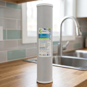 Charbon actif écologique GreenBlock en coque de noix de coco pour filtres à eau encastrables – Meilleur filtre à eau classé par les consommateurs – Best-seller sur le marché - Product Image 1