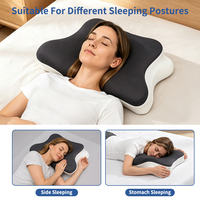 Oreiller en mousse à mémoire de forme JeeBay avec logo personnalisé, correction de l'alignement de la colonne vertébrale, anti-ronflement, hauteur réglable, rafraîchissant, pour un sommeil sain