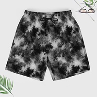 Shorts cargo camouflage personnalisables pour hommes, multi-poches, cordon de serrage, taille élastique, shorts de plage, pantalons de sport