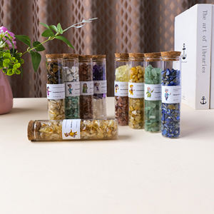 Bottiglia dei Desideri con Cristalli Naturali MBTI 16 Tipi, Decorazione per Casa e Ufficio - Product Image 5