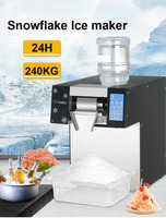 Máquina de hielo de nieve de leche completamente automática Máquina de hacer hielo de copo de nieve comercial Máquina coreana Kakigori Bingsu
