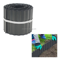 Bordure de jardin en acier ondulé résistant aux intempéries, installation facile, bordure de pelouse sécurisée, jardinières DIY