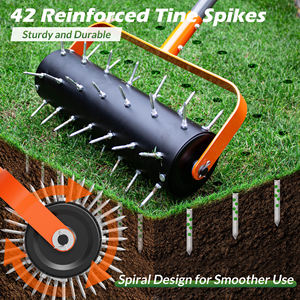 Motoculteur manuel à roulettes pour jardin, type clou détachable, en acier inoxydable, pour labourer et broyer la terre – Vente chaude - Product Image 4