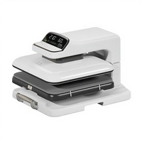 Nouvelle presse à chaud automatique 38x38cm avec écran numérique intelligent pour sublimation, idéale pour la personnalisation de t-shirts et le bricolage à domicile ou en studio