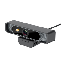 360 Derece Döndürme Canlı Yayın 4K USB2.0 CMOS Web Kamerası Dahili Mikrofon Hoparlör Android TV için Üç Düğmeli Uzaktan Kumanda