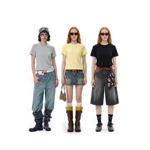 Vêtements en coton pour femmes Joymini |   T-shirt ample brodé motif racine de lotus effet rafraîchissant Nouvelle collection été 2026 Transfrontalier - Product Image 4