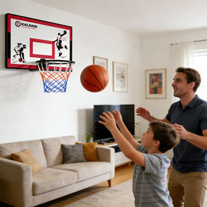 2025 Neuester <span class=keywords><strong>Mini</strong></span>-Basketballkorb - 25cm Kunststoffring mit 16cm Ball, Indoor-Basketballkorb Geeignet für Kinder von 4 bis 12 Jahren - Product Image 2