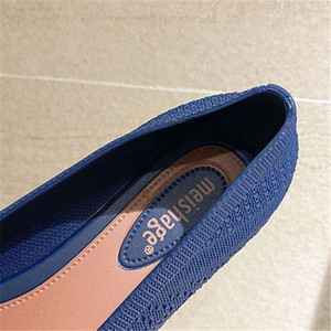 Classic Style <strong>Pointed</strong> <strong>Toe</strong> Women's <strong>Flat</strong> Shoes New Assorted Colors Shallow Mouth PVC Fashionable for Summer Spring and Autumn - Product Image 3