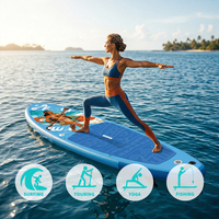 Nouvelle Arrivée 2026 Planche de Stand Up Paddle Gonflable Super Large 335CM Haute Stabilité Charge Maximale 190kg pour SUPFW61B Écologique