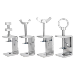 مشبك من الفولاذ المقاوم للصدأ من النوع C ، حامل أنبوب قوس U ، مشبك تثبيت لتركيب شعاع الأنبوب - Product Image 2