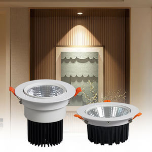 <span class=keywords><strong>Precio</strong></span> <span class=keywords><strong>de</strong></span> fábrica 5W 7W 9W 12W 15W 20W 24W 30W Techo ajustable Led COB Downlight Spot Light Carcasa Redonda Aluminio Leds Downlight - Product Image 3