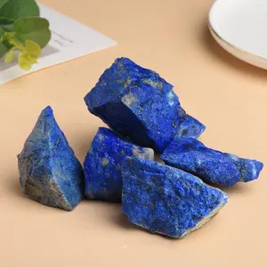 Pedra mineral natural náutica do afeganhão, lápis de pedra preciosa cristal cru em preços acessíveis, azul jade pedra áspero