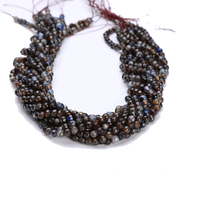 Perles de pierre de lune arc-en-ciel naturelle polies 2674 Pierres précieuses Agate minérale carrée Couleur bleue Hauteur de l'article 8 mm et 3 mm - Product Image 1