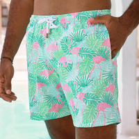 Bañador de diseño personalizado con estampado completo Pantalones cortos de surf de secado rápido Pantalones cortos de natación para hombres