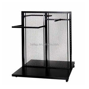 בגדים חנות מתכת מתכווננת בגדים לעמוד בגדים להציג מדפים בחנות - Product Image 2