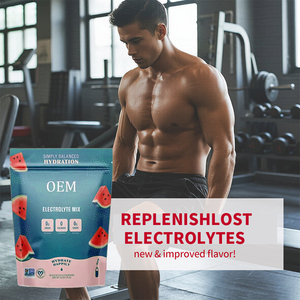 Poudre d'électrolytes sans sucre et sachets de vitamines pour une hydratation pratique en portion individuelle, partout, adultes, nutrition sportive, faible MOQ - Product Image 2
