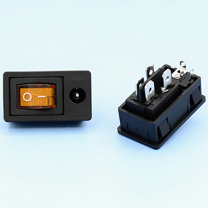 2 / 3 / 4 / 6 broches/<span class=keywords><strong>Mini</strong></span>/Micro/bouton/bascule/interrupteur à bascule Kcd1 avec prise/prise/prise/connecteur/alimentation/AC/DC - Product Image 5