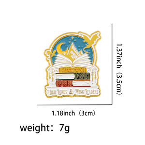 Klassieke Draak Roman Aktetas Badges Mannen Vrouwen Reversspeldjes Rugzakken Zacht Emaille Metalen Broche Mode Accessoires - Product Image 2
