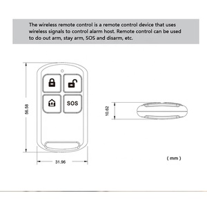 घरेलू उपयोग के लिए अलार्म सुरक्षा सिस्टम एब्स सामग्री के साथ घर के उपयोग के लिए अलार्म सुरक्षा प्रणाली एब्स सामग्री के साथ - Product Image 6