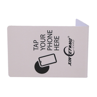 Tarjeta NFC con Impresión Personalizada para Reseñas de Google, Tarjeta de Reseñas de Redes Sociales, Etiquetas RFID con Chip AES, Tarjeta de Regalo para Acceso a Enlaces