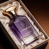 Flacon de parfum de luxe 100 ml en verre - En stock, transparent, logo et emballage personnalisables