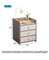 Table de Chevet Moderne Minimaliste en MDF pour Petites Espaces, Meuble de Rangement Personnalisable – Prix Usine