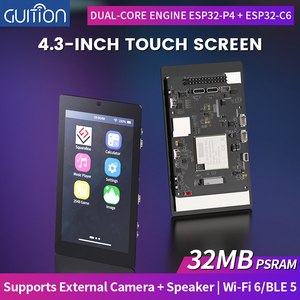 Carte HMI ESP32-P4 4,3 pouces 480×800 |   Kit de développement W859 avec écran tactile capacitif Wi-Fi 6 (ESP32-C6), IA de pointe RISC-V et LVGL - Product Image 4