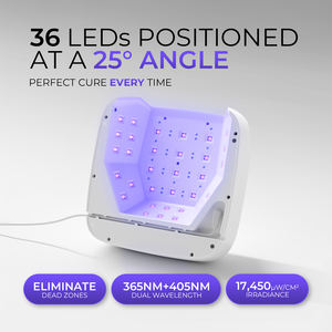 Lampe de séchage pour ongles 4BLANC Smart, filaire, UV LED, sans fil, rechargeable, pour le durcissement du vernis gel. - Product Image 5