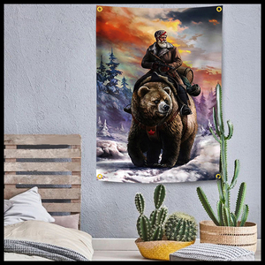 <span class=keywords><strong>Bandera</strong></span> <span class=keywords><strong>de</strong></span> Rusia con Oso Orgulloso, Poliéster, 3x5 Pies, Decoración para el Hogar, <span class=keywords><strong>Bandera</strong></span> <span class=keywords><strong>de</strong></span> Pared, Adorno con 4 Ojales, <span class=keywords><strong>Unión</strong></span> <span class=keywords><strong>Soviética</strong></span>, URSS - Product Image 6