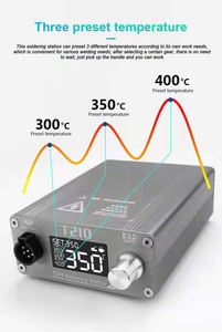 Station de Soudage Électrique OSS T210 75W LED avec Veille Automatique pour Réparation de Téléphones Mobiles, Plateforme de Soudure, Chauffage et Fusion d'<span class=keywords><strong>Étain</strong></span> - Product Image 3