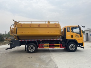 Camion <span class=keywords><strong>de</strong></span> dragage à aspiration puissante Haoman, équipé d'une fonction <span class=keywords><strong>de</strong></span> lavage haute pression pour le nettoyage et le <span class=keywords><strong>drainage</strong></span> des canalisations - Product Image 3