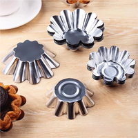 Einweg-Aluminium-Eierkuchenformen im Großhandel, kleine Törtchenformen, Mini-Cupcake-Kuchen-Muffin-Keksformen, Backförmchen für Küche und DIY