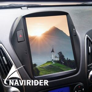 Lecteur multimédia vidéo radio pour voiture 10,4 pouces 2 Din Écran Tesla pour Hyundai Tucson IX35 2011 2015 Android 13 GPS CARPLAY Stéréo - Product Image 1