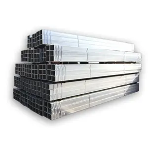 30 x 50 square section shape pre galvanized steel pipe galvanized rectangular steel tube